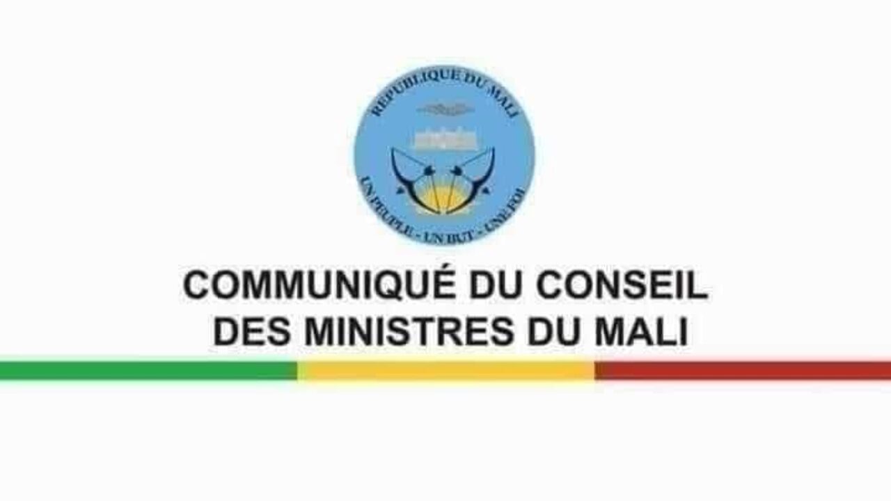 Conseil des Ministres Mali